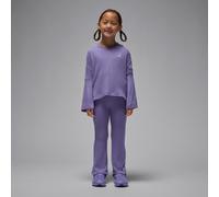 Nike Jordan Younger Kids' Heir To The Crown 2-Piece Ribbed Sweatshirt Set - Purple - Viscose 6X