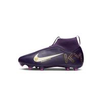 Nike Jr. Mercurial Superfly 10 Academy 'Kylian Mbappé' Younger/Older Kids' MG High-Top Football Boot - Purple 4.5