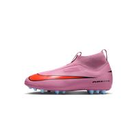 Nike Jr. Mercurial Superfly 10 Academy Younger/Older Kids' Artificial-Grass High-Top Football Boot - Pink 13.5