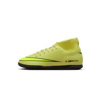 Nike Jr. Mercurial Superfly 10 Club Younger/Older Kids' IC High-Top Football Shoes - Green 4
