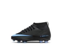 Nike Jr. Mercurial Superfly 10 Club Younger/Older Kids' Multi-Ground High-Top Football Boot - Black 5.5