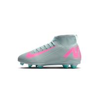 Nike Jr. Mercurial Superfly 10 Club Younger/Older Kids' Multi-Ground High-Top Football Boot - Grey 2