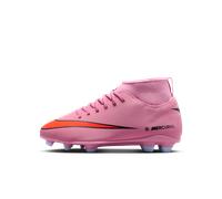 Nike Jr. Mercurial Superfly 10 Club Younger/Older Kids' Multi-Ground High-Top Football Boot - Pink 1