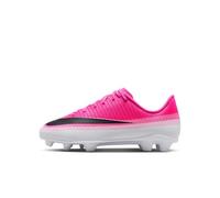 Nike Jr. Mercurial Vapor 17 Club Multi-Ground Older Kids' Football Boot IO8243, Pink/White/Black, 36 EU