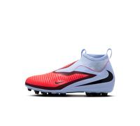 Nike Jr. Phantom 6 High Academy Artificial-Grass Football Boot - Blue 1.5