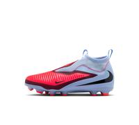 Nike Jr. Phantom 6 High Academy Older Kids' Multi-Ground Football Boot - Blue 13.5