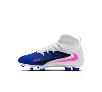 Nike Jr. Phantom 6 High Club Older Kids' Multi-Ground Football Boot - Blue 2