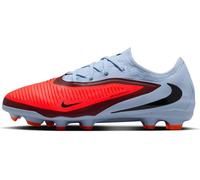 Nike Jr. Phantom 6 Low Pro Fußballschuh für Verschiedene Böden Soccer Shoe, Royal Tint Black Bright Crimson, 2 UK Child