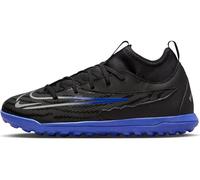 NIKE JR Phantom GX Club DF TF Sneaker, Black/Chrome-Hyper Royal, 2 UK