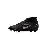 NIKE Jr Superfly 8 Club Fg/Mg Trainers, Black Metallic Silver Medium Ash, 5.5 UK