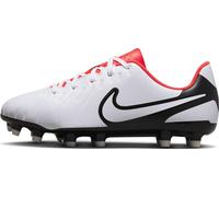 Nike JR. Tiempo Legend 10 Club Gym Shoes, White Black Bright Crimson, 3.5 UK