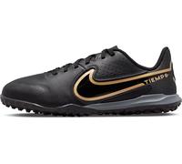 NIKE Jr. Tiempo Legend 9 Academy Tf Trainers, Black Anthracite Metallic Gold, 1.5 UK Child