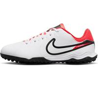 NIKE Jr. Time Legend 10 Academy SneakerKids, White Black Bright Crimson, 3 UK