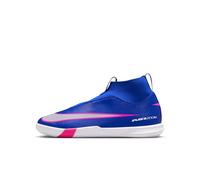Nike Jr. Mercurial Superfly 10 Academy Younger/Older Kids' Indoor Court High-Top Football Shoes - Blue 2.5