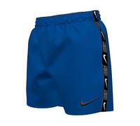 Nike Junior Boys 4 Inch Logo Taping Volley Swim Shorts, Blue, Size S Blue
