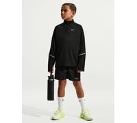Nike Junior Boys Dri-FIT 1/2 Zip Top, Black/Reflective Silv, Size L=12-13 Years Black/Reflective Silv