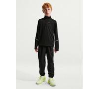 Nike Junior Boys Dri-FIT Miler Woven Pants, Black/Reflective Silv, Size L=12-13 Years Black/Reflective Silv