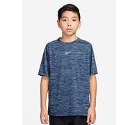 Nike Junior Boys Dri-FIT Short Sleeve Top, Midnight Navy/Work Blue/Htr/Wh, Size L=12-13 Years Midnight Navy/Work Blue/Htr/Wh