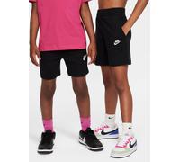 Nike Junior Boys Sportswear Club Knit Sweat Shorts, Black/White, Size S=8-10 Years Black/White