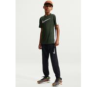 Nike Junior Boys Training Dri-FIT Knit Pants, Black/White, Size L=12-13 Years Black/White