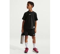 Nike Junior Boys Training Dri-FIT Short Sleeve Top, Black/White, Size Xs=7-8 Years Black/White