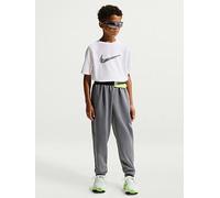 Nike Junior Boys Training Dri-FIT Short Sleeve Top, White/Black, Size Xs=7-8 Years White/Black