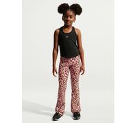 Nike Junior Girls Sportswear Studio Aop Leggings, Pink Rise/White, Size S=8-10 Years Pink Rise/White