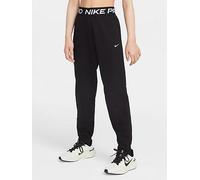 Nike Junior Girls Training Dri-FIT Fleece Joggers, Black/Black/Black/White, Size L=12-13 Years Black/Black/Black/White