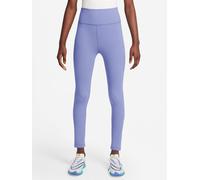 Nike Junior Girls Training Dri-FIT High Waisted Leggings, Light Thistle/White, Size M=10-12 Years Light Thistle/White