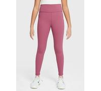 Nike Junior Girls Training Dri-FIT High Waisted Leggings, Peony/White, Size L=12-13 Years Peony/White