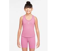 Nike Junior Girls Training Dri-Fit Tank, Pink Rise/White, Size S=8-10 Years Pink Rise/White