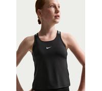Nike Junior Girls Training Dri-FIT Tank Top, Black/Black/White, Size Xs=7-8 Years Black/Black/White