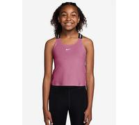 Nike Junior Girls Training Dri-FIT Tank Top, Peony/Black/White, Size Xs=7-8 Years Peony/Black/White