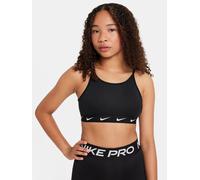 Nike Junior Girls Training Sports Bra, Black/White, Size L=12-13 Years Black/White