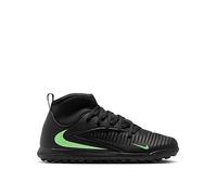 Nike Junior Phantom 6 High Club Astro Turf Football Boots, Black, Size 2 Older Black