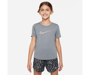 Nike Junior T-Shirt Size L - Grey for Active Runners and Training