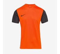 NIKE Y NK DF Tiempo PREM II JSY SS T-Shirt, Safety Orange/Black/Black, 8-10 Years