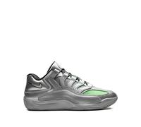 Nike KD 18 EYBL "Metallic Silver/Green Strike/Dark Smoke Grey" sneakers 9-10-12