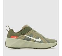 Nike Khaki Metro Tek Boys Junior Trainers UK 2 (EU 34)