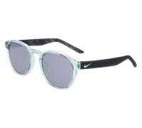Nike Kid Nike NIKE SMASH DZ7382 342 Sunglasses Bio-inject Green Silver Round Normal Photochromatic