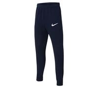NIKE Kid Y Nk Flc Park20 Kp Pants, Obsidian/White, 8-9 Years EU