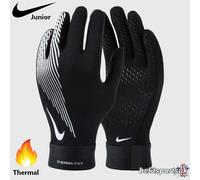 NIKE KIDS ACADEMY GLOVES BLACK GRIP WINTER THERMA FIT FOOTBALL JUNIOR YOUTHS