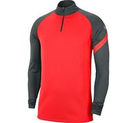 Nike Kids' Academy Pro Drill Top, Bright Crimson/Anthracite/Bright Crimson/(White), L