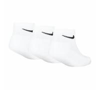 NIKE Unisex Kids Basic Pack Ankle 3pk Eu 23 1/2-27 SOCKS, White, 5 Years EU