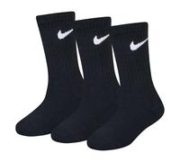 Nike Infant 3 Pack Basic Crew Sock - Black - Size 9.5-2.5