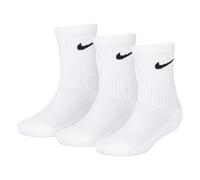 NIKE Unisex Kids Basic Pack Crew 3pk Eu 23 1/2-27 SOCKS, White