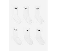 Nike Unisex Kids Cushioned Crew Socks, White, 5-7 Years EU