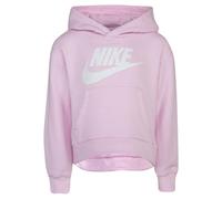 Nike Girls Club Fleece High Low Hoodie in Pink - Pink - 2 - 3 Yrs