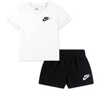 Nike Kids Club Lbr Knit Short Sleeve Set White,Black 24 Months Kids