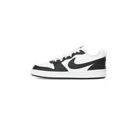 Nike White & Black Court Borough Low Youth Trainers UK 6 (EU 39)